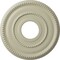 Ekena Millwork Valeriano Ceiling Medallion (Fits Canopies up to 6 1/4"), 12 1/8"OD x 3 5/8"ID x 3/4"P, Clear Yellow CM12VACYF - alternate 1